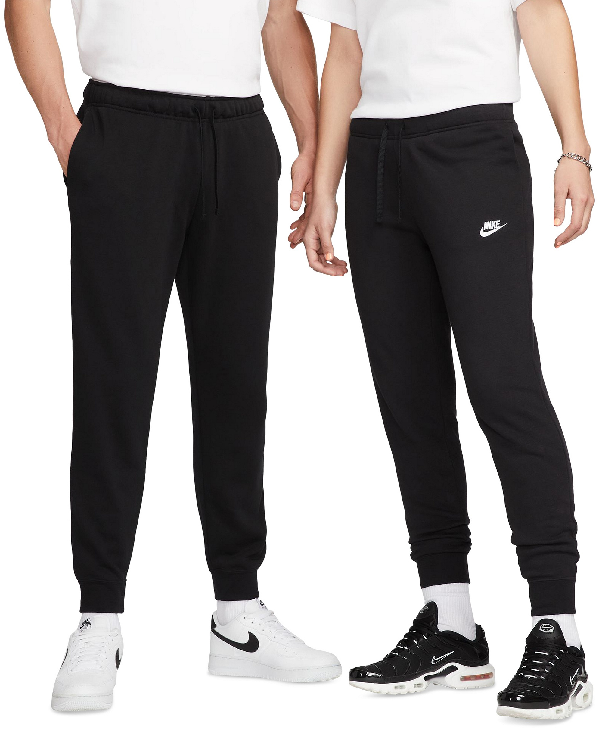 Nike Women's Sportswear Club Fleece Mid-Rise Joggers - Black