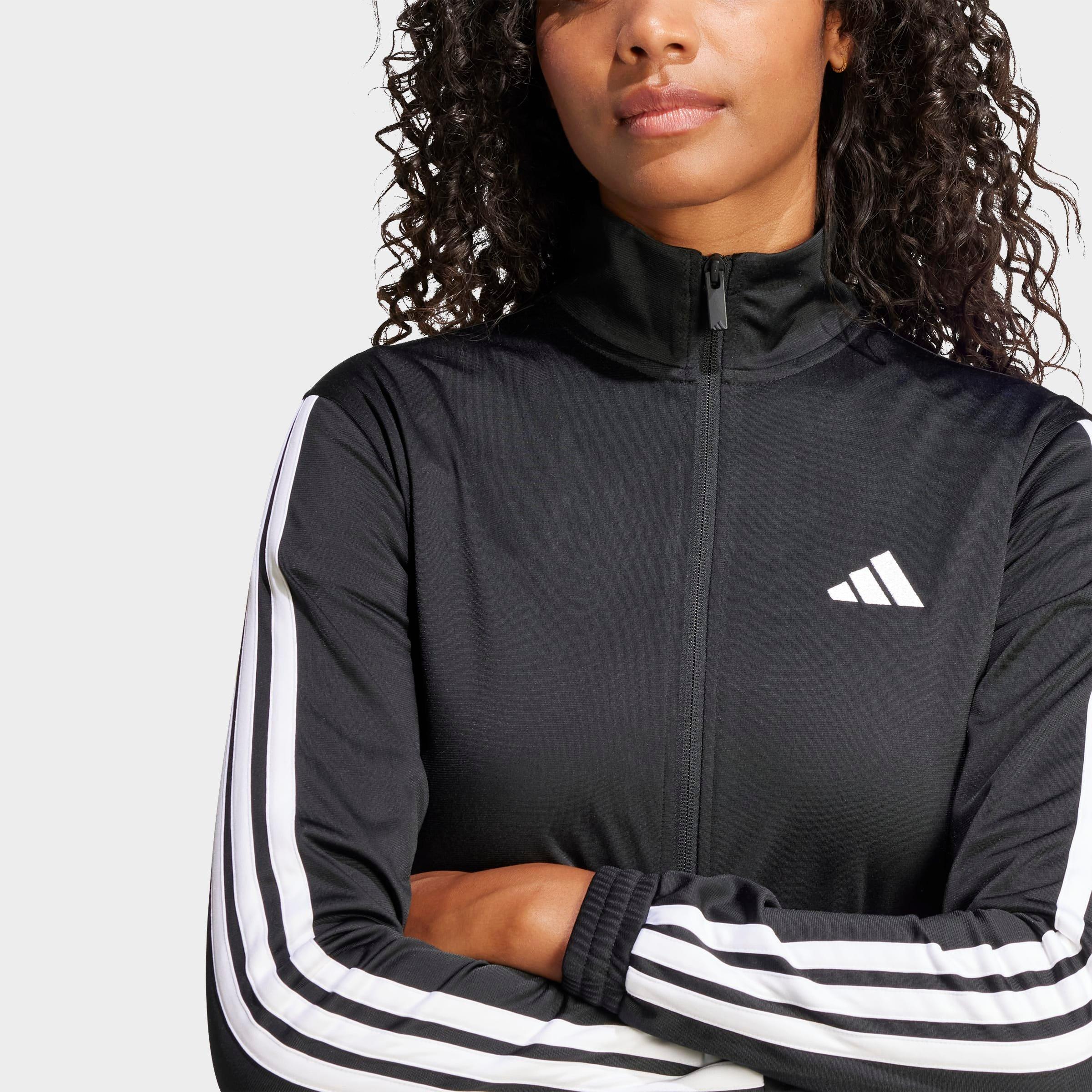 Women's adidas Sportswear DAYREADY Full-Zip Track Top - Black/White