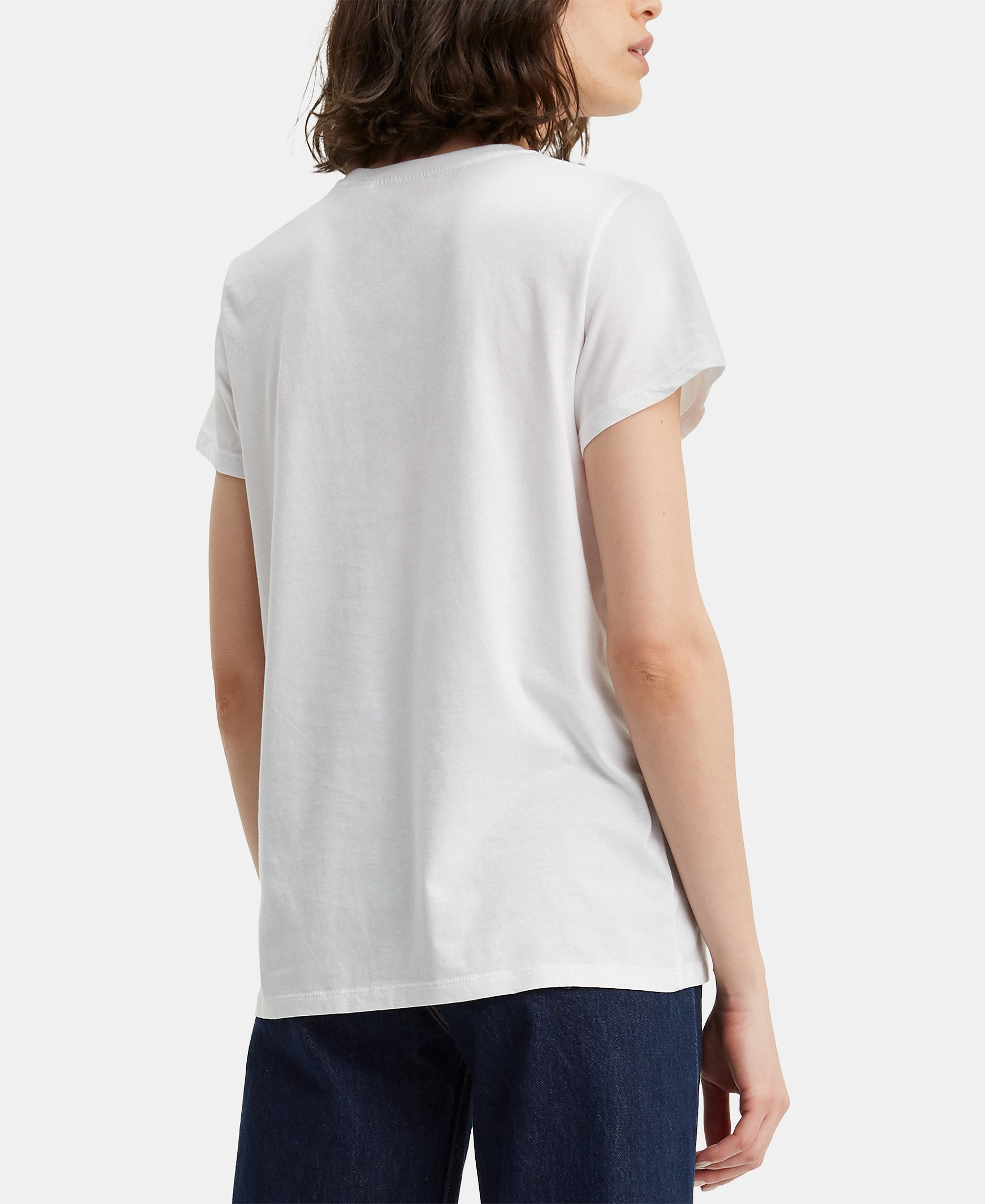 Levi's Women's Perfect Graphic Logo Cotton T-Shirt - White