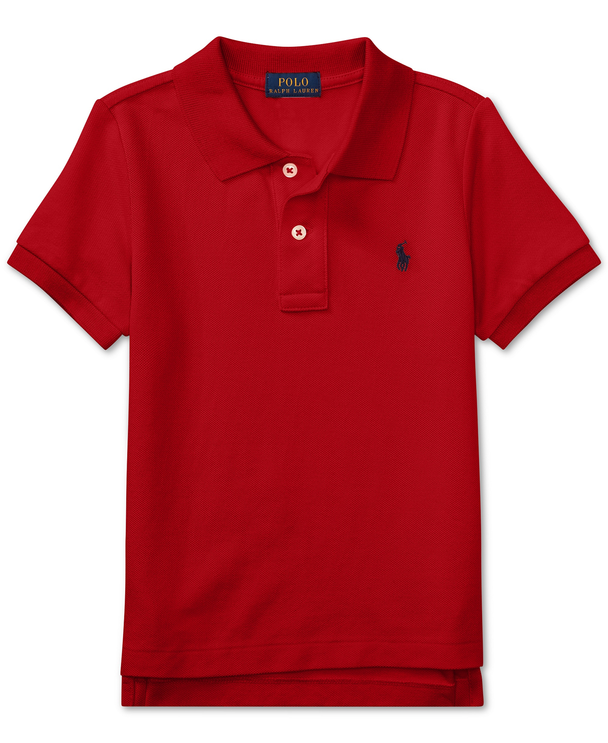 Polo Ralph Lauren Boys' 2T-7 Cotton Mesh Polo Shirt - RL 2000 Red