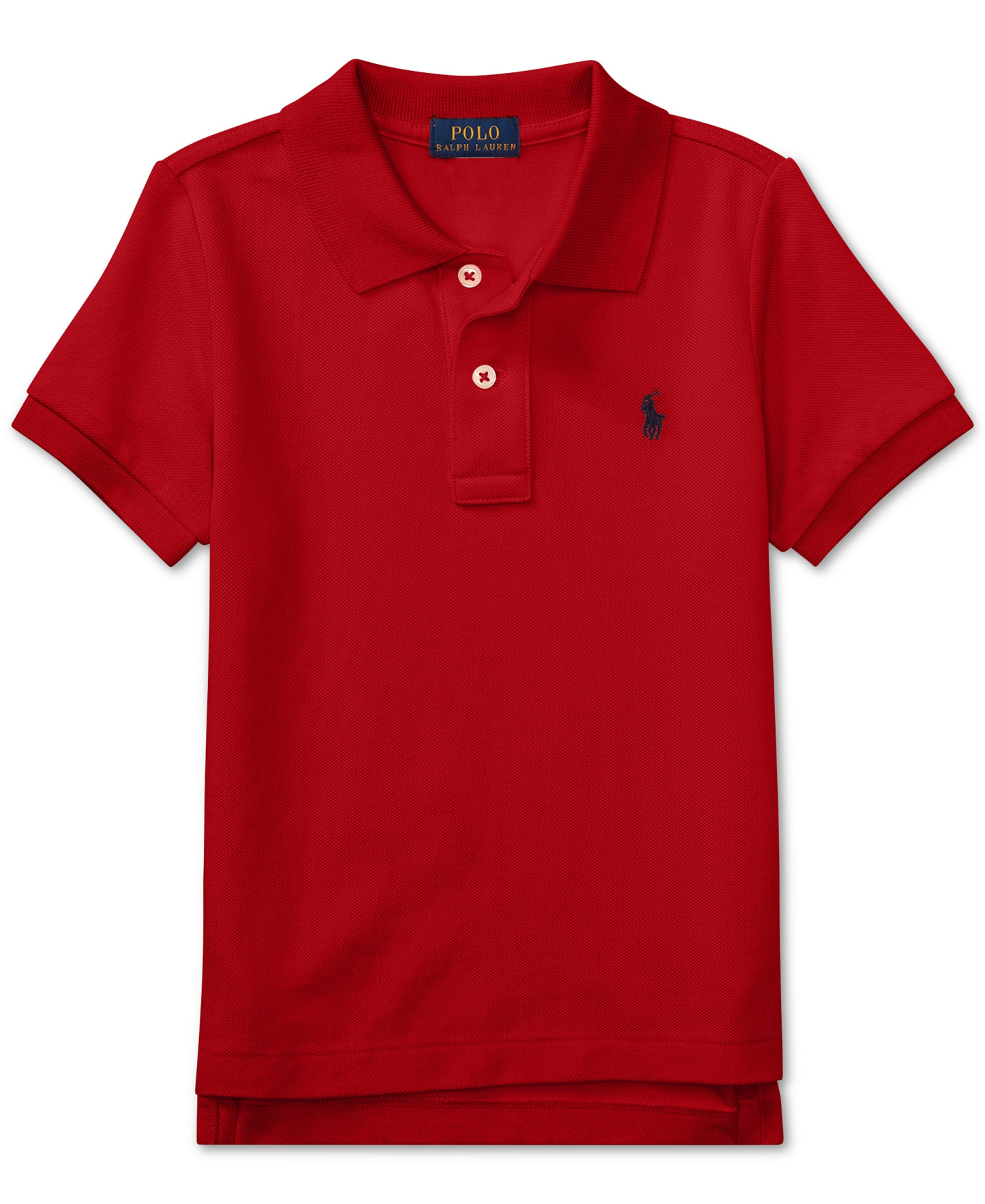 Polo Ralph Lauren Boys' 2T-7 Cotton Mesh Polo Shirt - RL 2000 Red