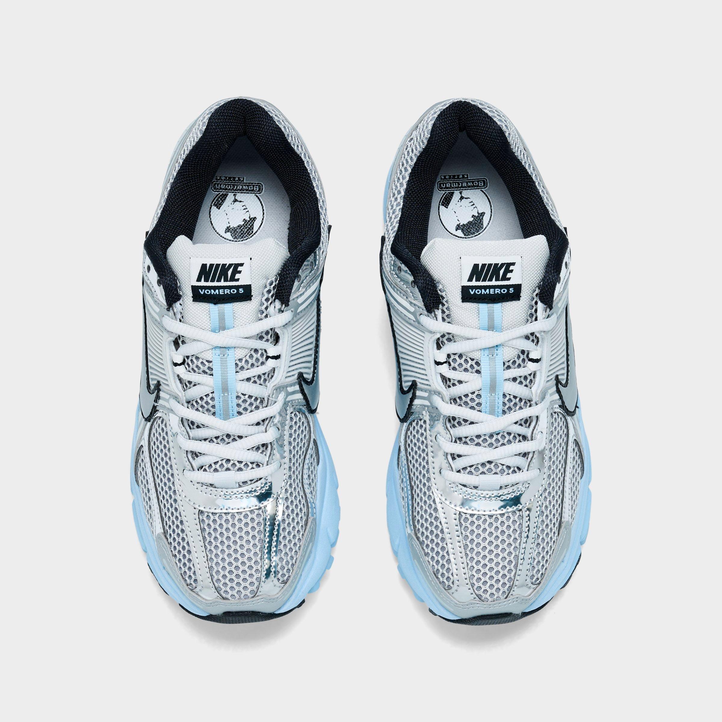 Women's Nithtke Zoom Vomero 5 Casual Shoes - Part 2 - Photon Dust/Hydrogen Blue/Cobalt Bliss/Metallic Silver - Top view