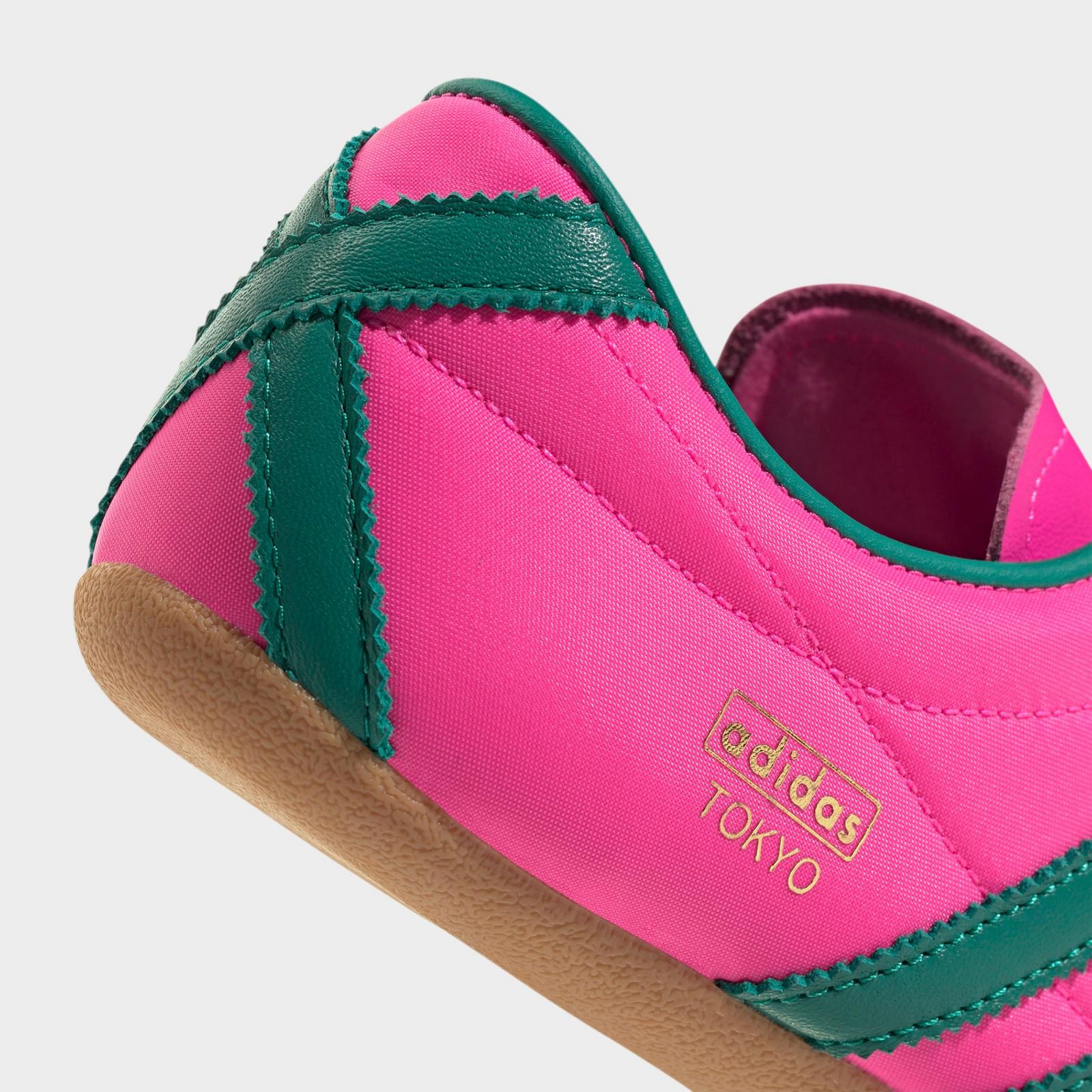 Women's adidas Originals Tokyo Casual Shoes - Lucid Pink/Power Green/Gold Metallic - view 3