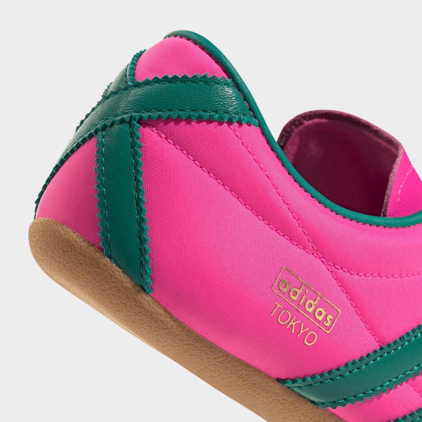 Women's adidas Originals Tokyo Casual Shoes - Lucid Pink/Power Green/Gold Metallic - view 3