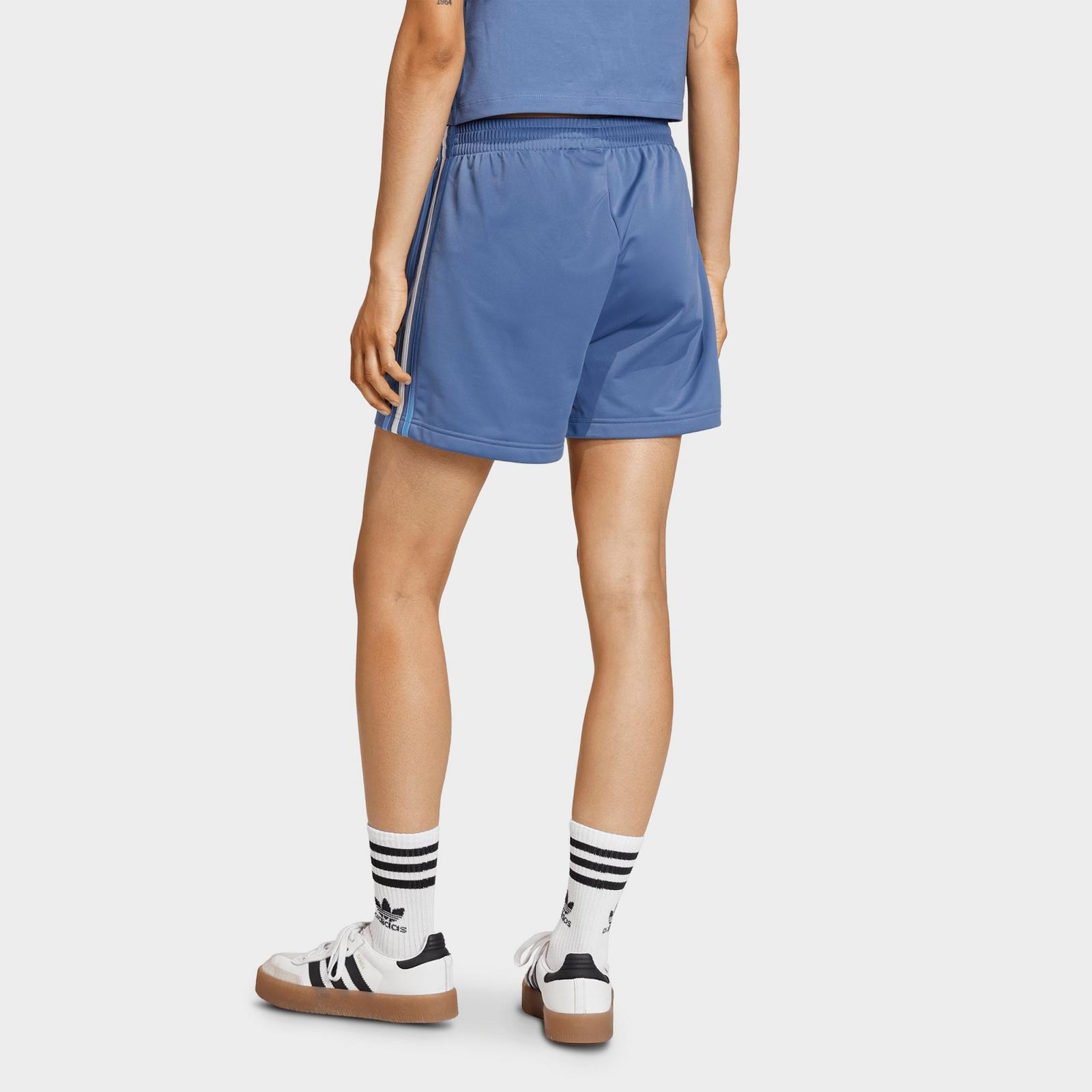Women's adidas Originals Firebird Classic Shorts - Crew Blue/Light Blue/White - view 3