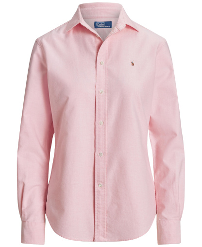 Polo Ralph Lauren Women's Slim-Fit Oxford Shirt - Bath Pink
