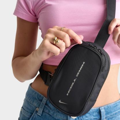 Nithtke Commute Tech Crossbody Bag (1L) - Black/Black/Reflective Silver