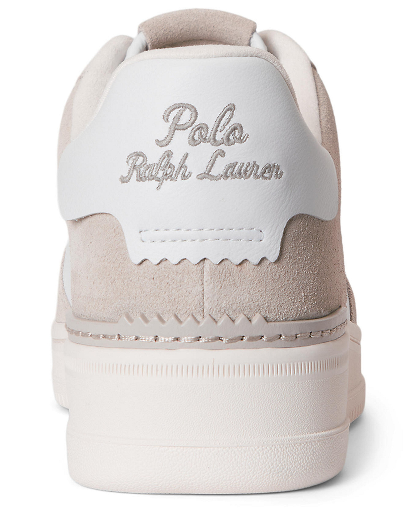Polo Ralph Lauren Men's Masters Court Round Toe Sneakers - Beige/White