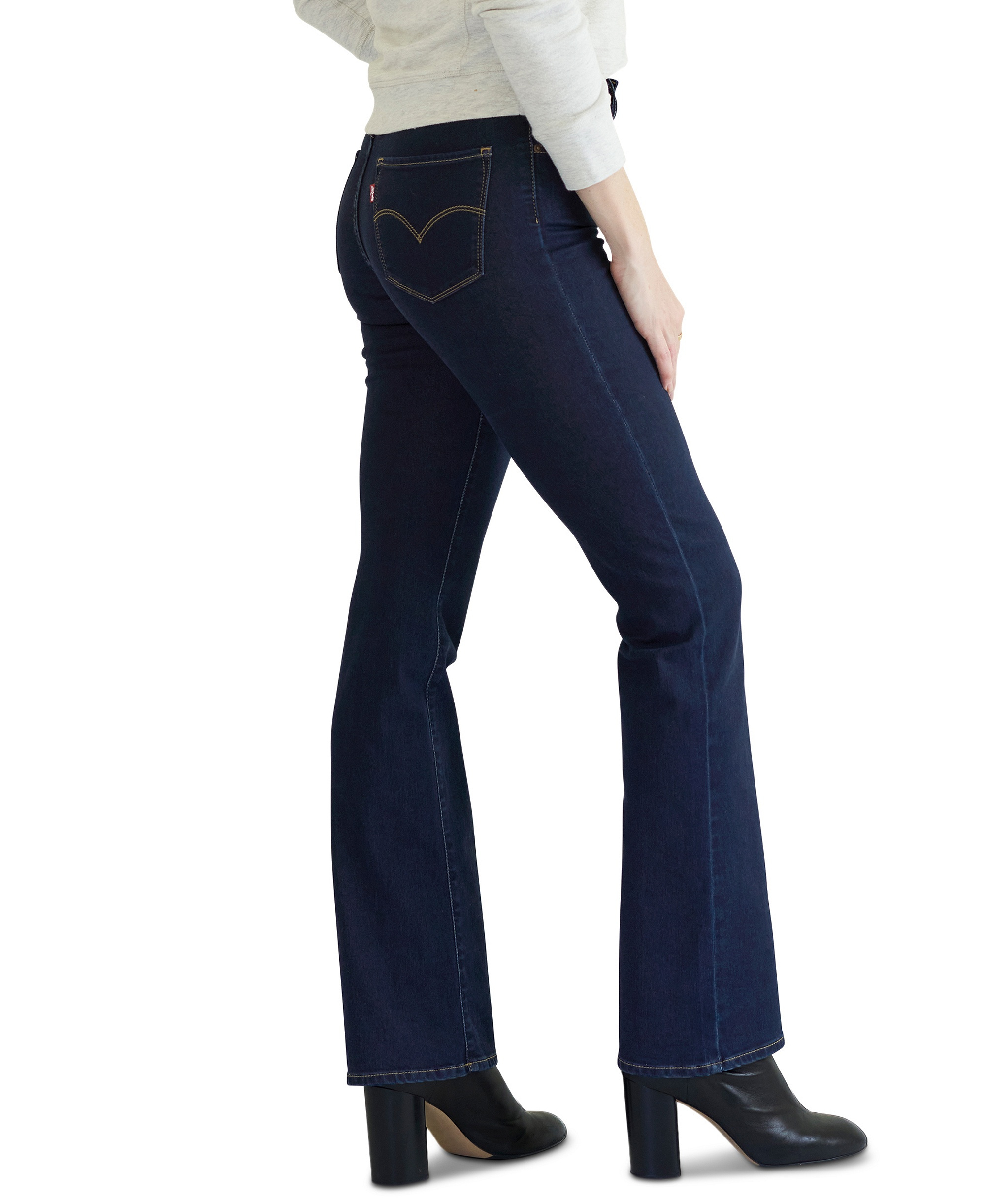 Levi's 725 High-Waist Classic Stretch 32" Bootcut Jeans - Cast Shadows