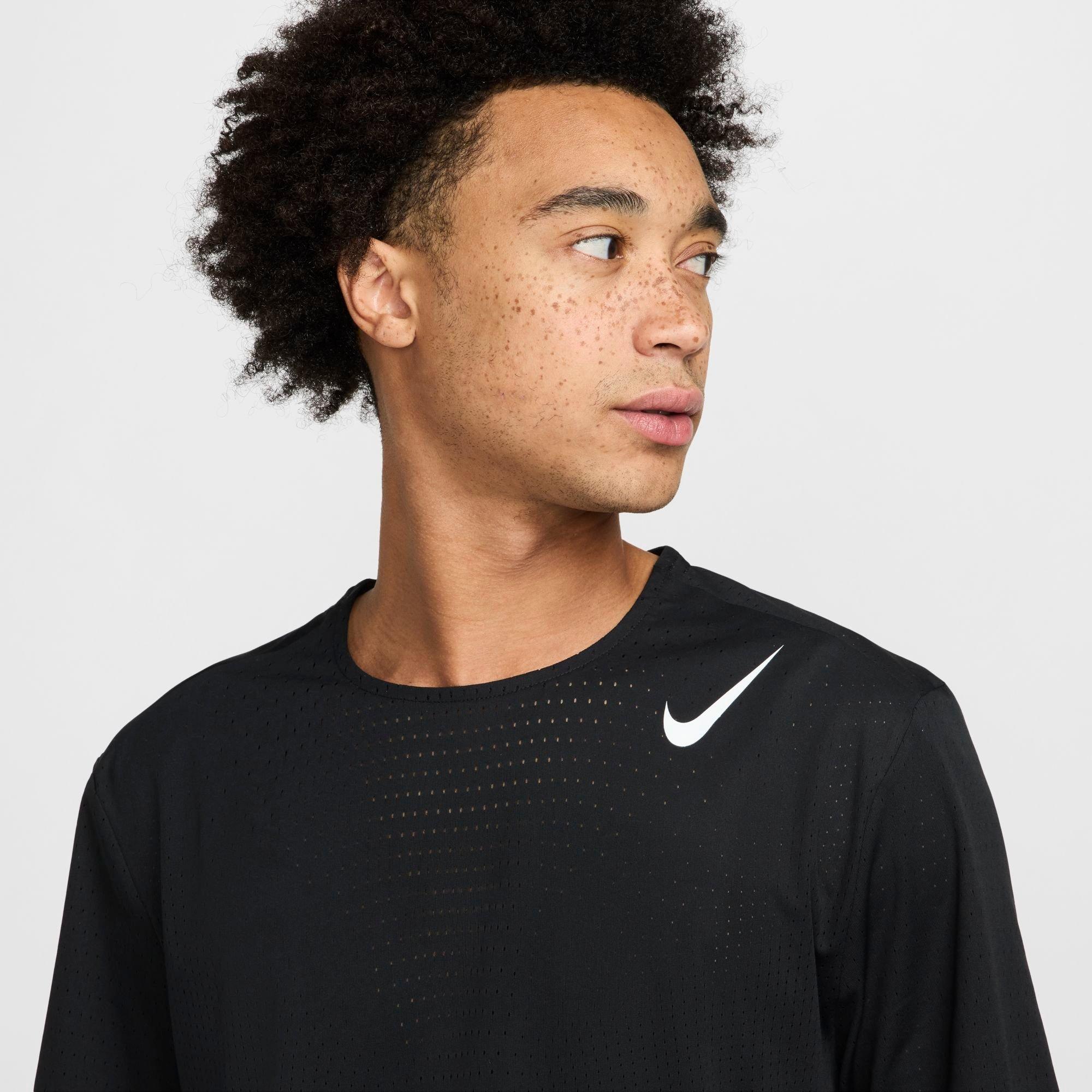 Men's Nithtke AeroSwift Dri-FIT ADV Running Top - Black/Summit White