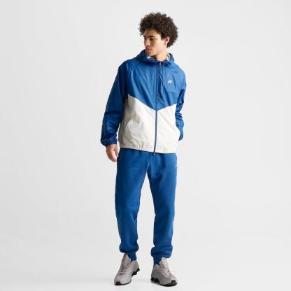 Men's Nike Windrunner Lined Jacket - Court Blue/Sail/Sail
