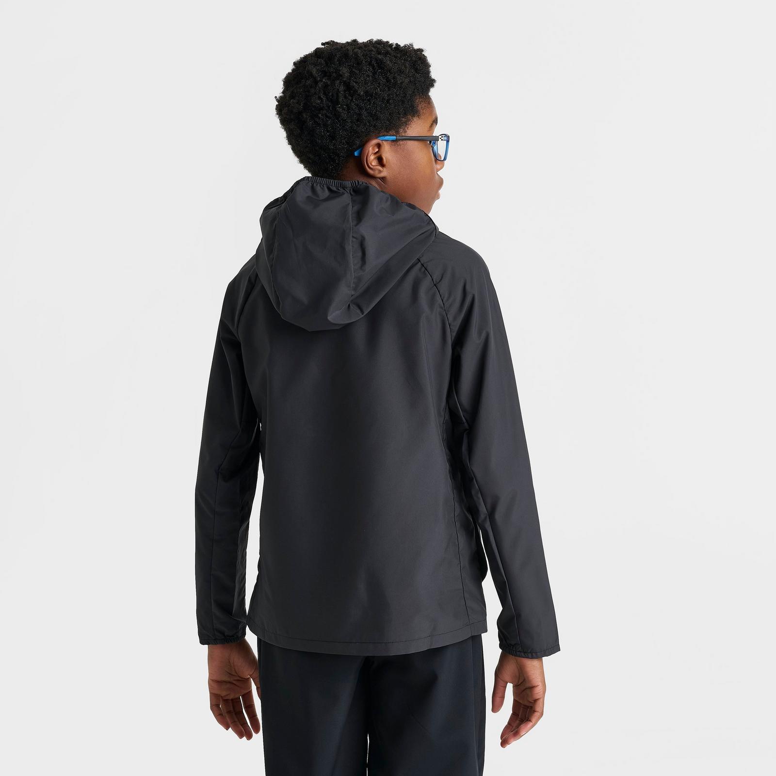Big Kids' Nike Miler Training Jacket - Black/Reflective Silver
