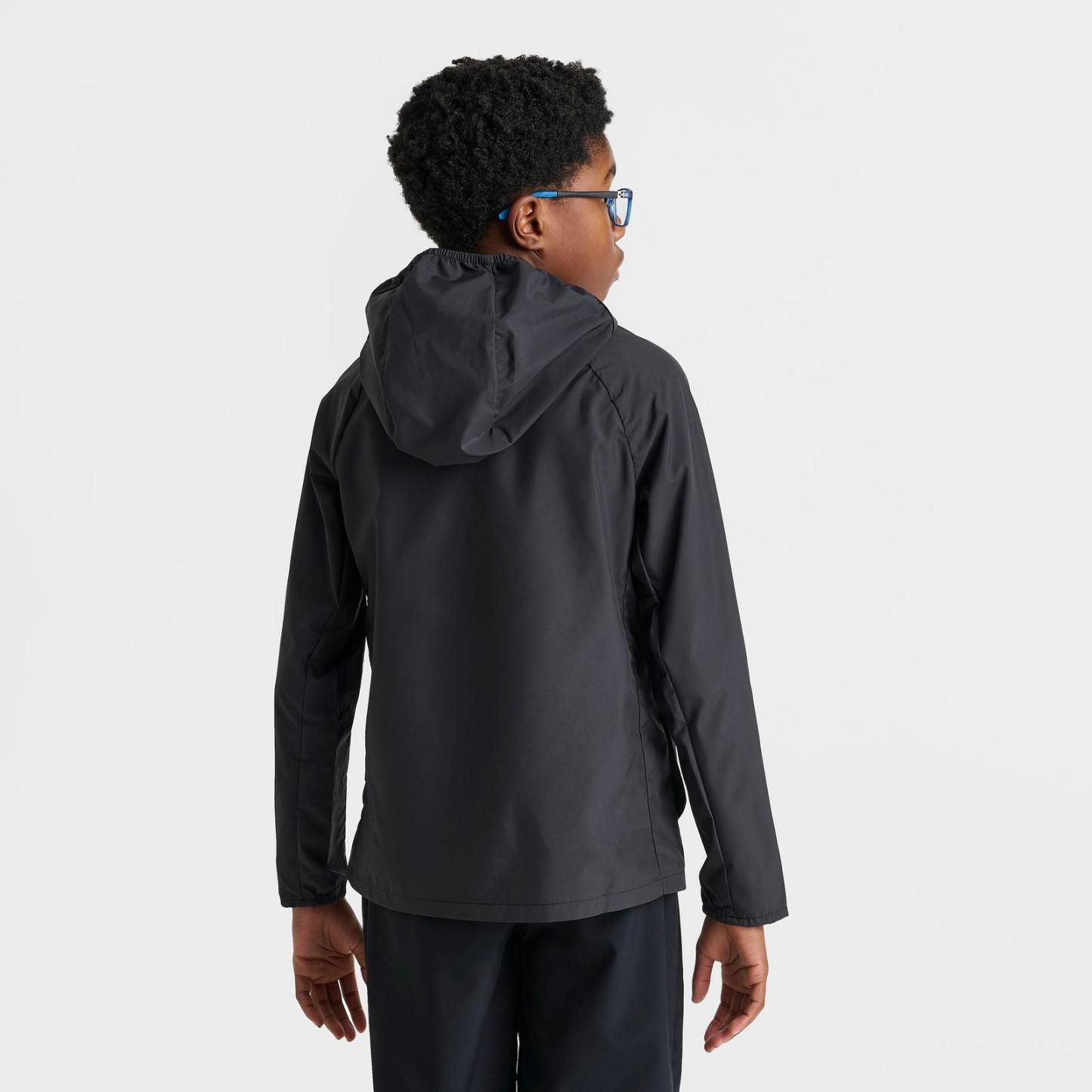 Big Kids' Nike Miler Training Jacket - Black/Reflective Silver