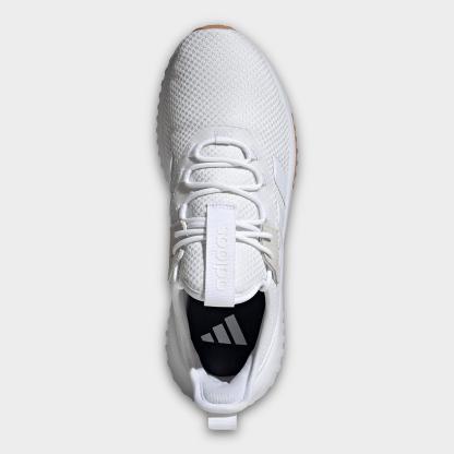 Men's adidas Kaptir 4.0 Casual Shoes - White/White/Crystal White - Top view