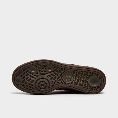 Big Kids' adidas Originals Handball Spezial Casual Shoes - Part 1 - Core Black/Pure Ruby - Bottom view