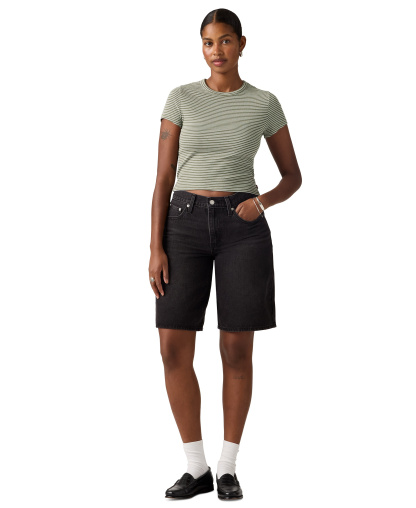 Levi's Women's Mid-Rise Baggy Jort - Square Peg Short