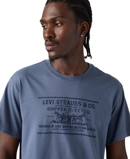 Levi's Men's Signature Graphic T-Shirt - Indigo