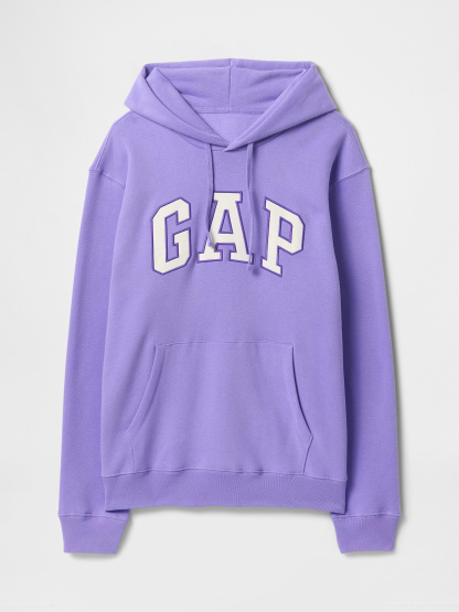 Adult VintageSoft Arch Logo Hoodie - Wisteria blossom