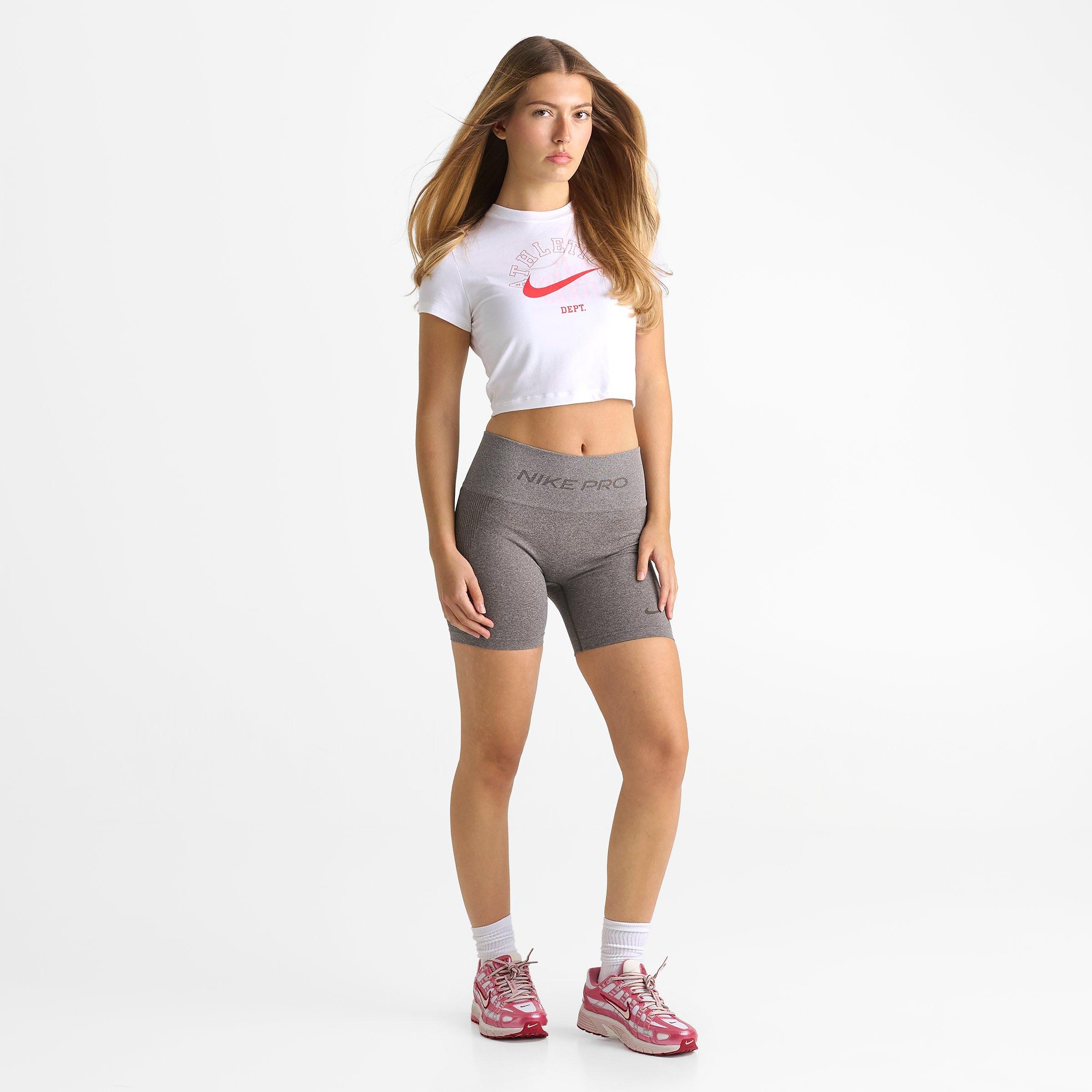 Women's Nithtke Pro Seamless Dri-FIT High-Waisted 5" Biker Shorts - Ridgerock/Heather