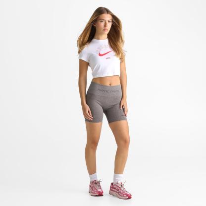 Women's Nithtke Pro Seamless Dri-FIT High-Waisted 5" Biker Shorts - Ridgerock/Heather