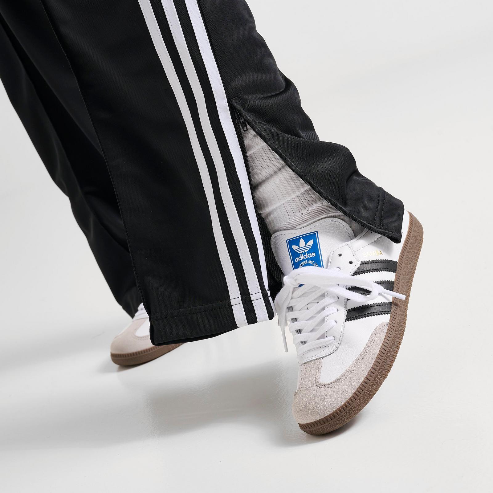 Women's adidas Originals adicolor 3-Stripes Firebird Loose Track Pants - Black - view 6