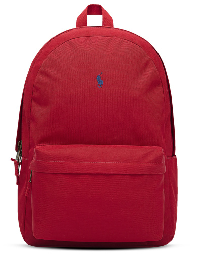 Polo Ralph Lauren Boys' and Girls' Embroidered Pony Color Backpack - Red