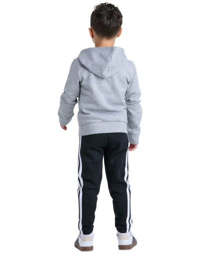adidas Boys' 2T-7 Long-Sleeve Hoodie and Pants, 2-Piece Set - Medium Gray Heather