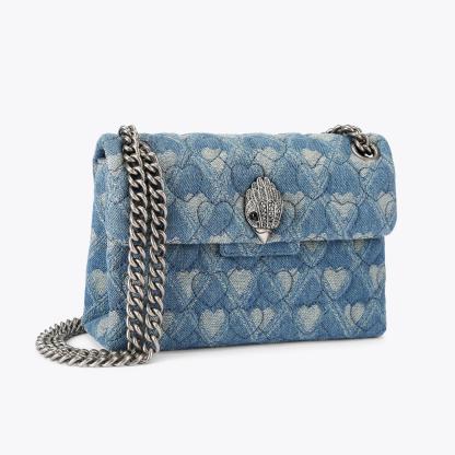 Kurt Geiger London Mini Kensington Soft Bag - Blue - view 3