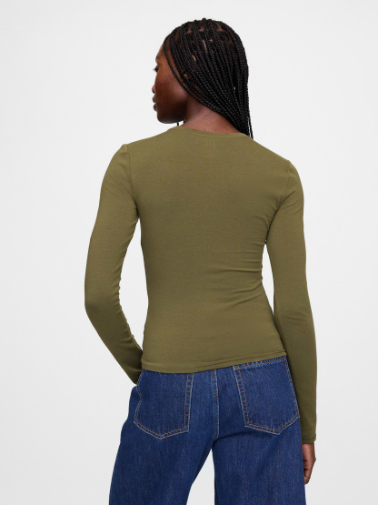 CloseKnit Jersey T-Shirt - Olive green