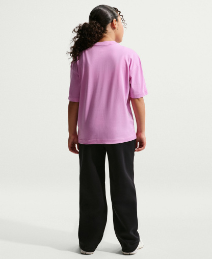 Nike Girls' and Boys' 7-20 Sportswear Loose Open-Hem Pants - Black