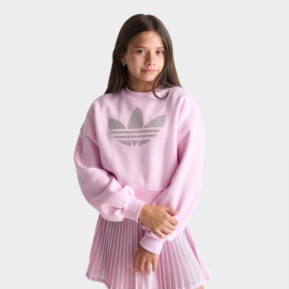 Girls' Big Kids' adidas Originals Trefoil Sweatshirt - Orchid Fusion