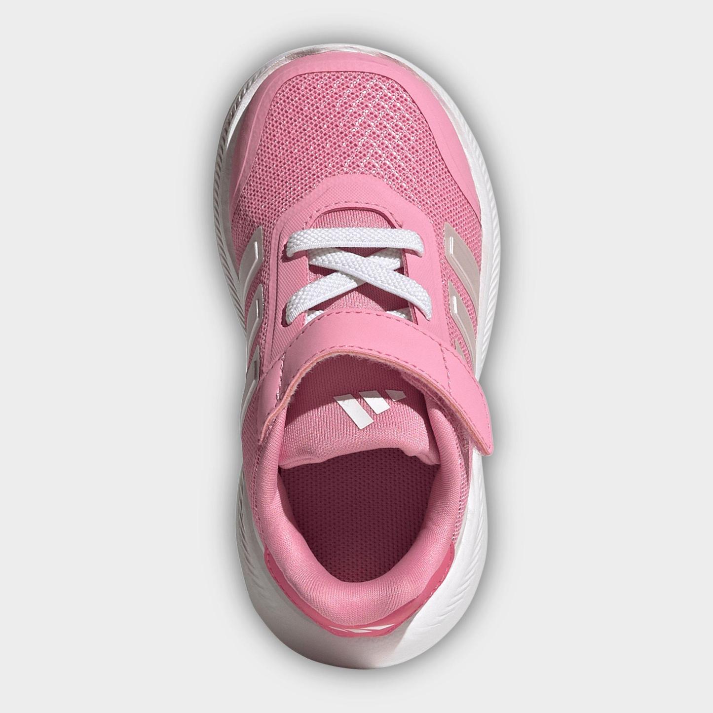 Girls' Toddler adidas X_PLR Path Hook-And-Loop Stretch Lace Casual Shoes - St Tropic Bloom/Zero Metallic/Pink Fusion - Top view