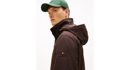 Tommy Hilfiger Men's Regatta Water Resistant Jacket - Chocolate Brown