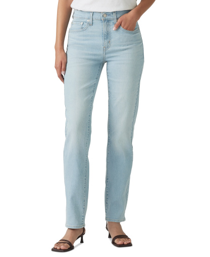 Levi's Women's 724 Straight-Leg Jeans - Eternal Indigo Light