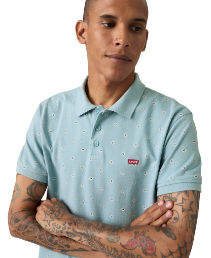 Levi's Men's Housemark Regular-Fit Polo Shirt - Forget Me Not