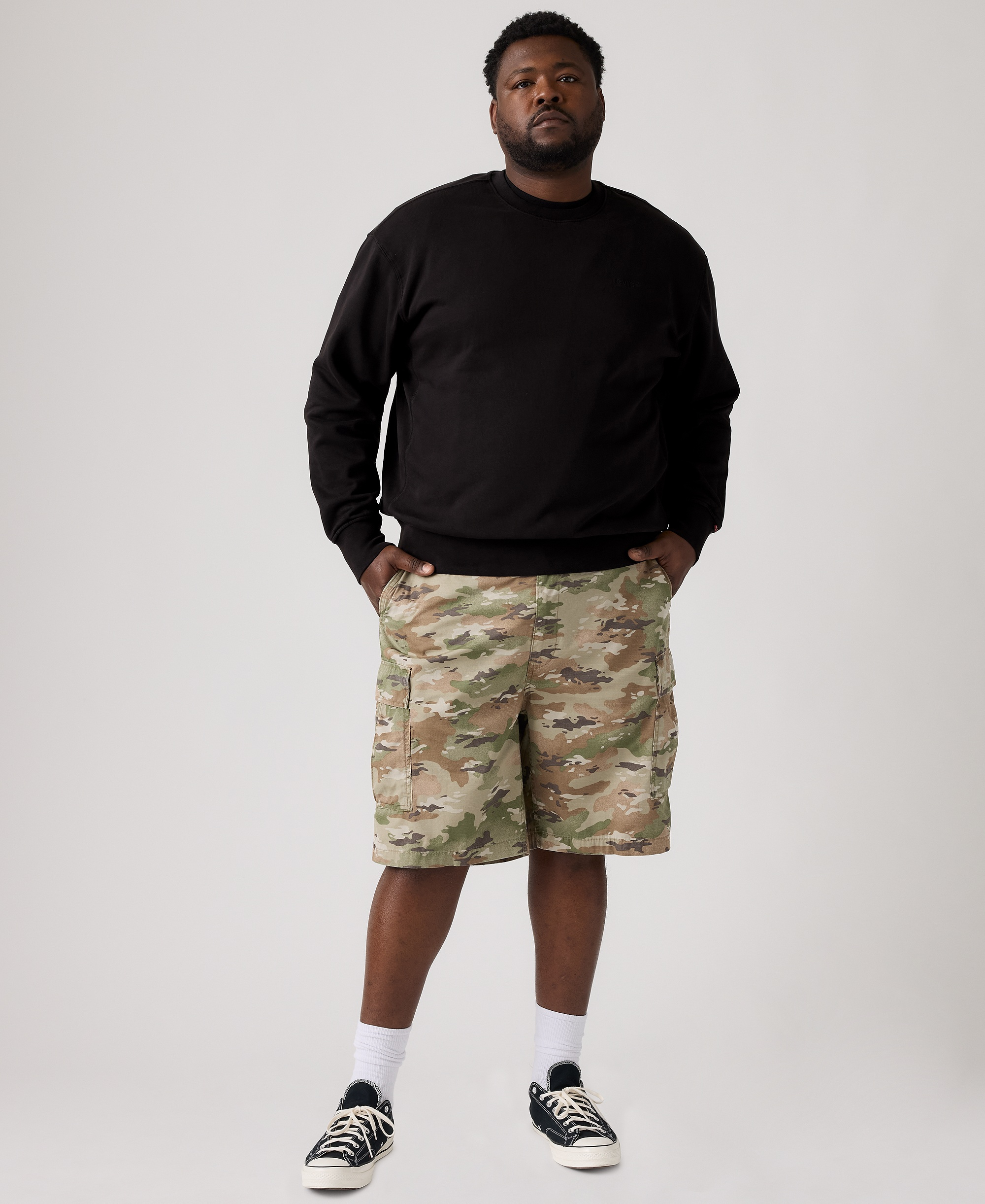 Levi's Men's Big & Tall Carrier 9" Shorts - Camo