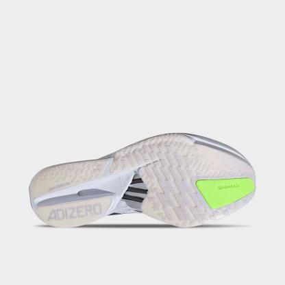 Men's adidas Adizero Adios Pro 4 Running Shoes - Frozen Purple/Solar Purple/Signal Green - Bottom view
