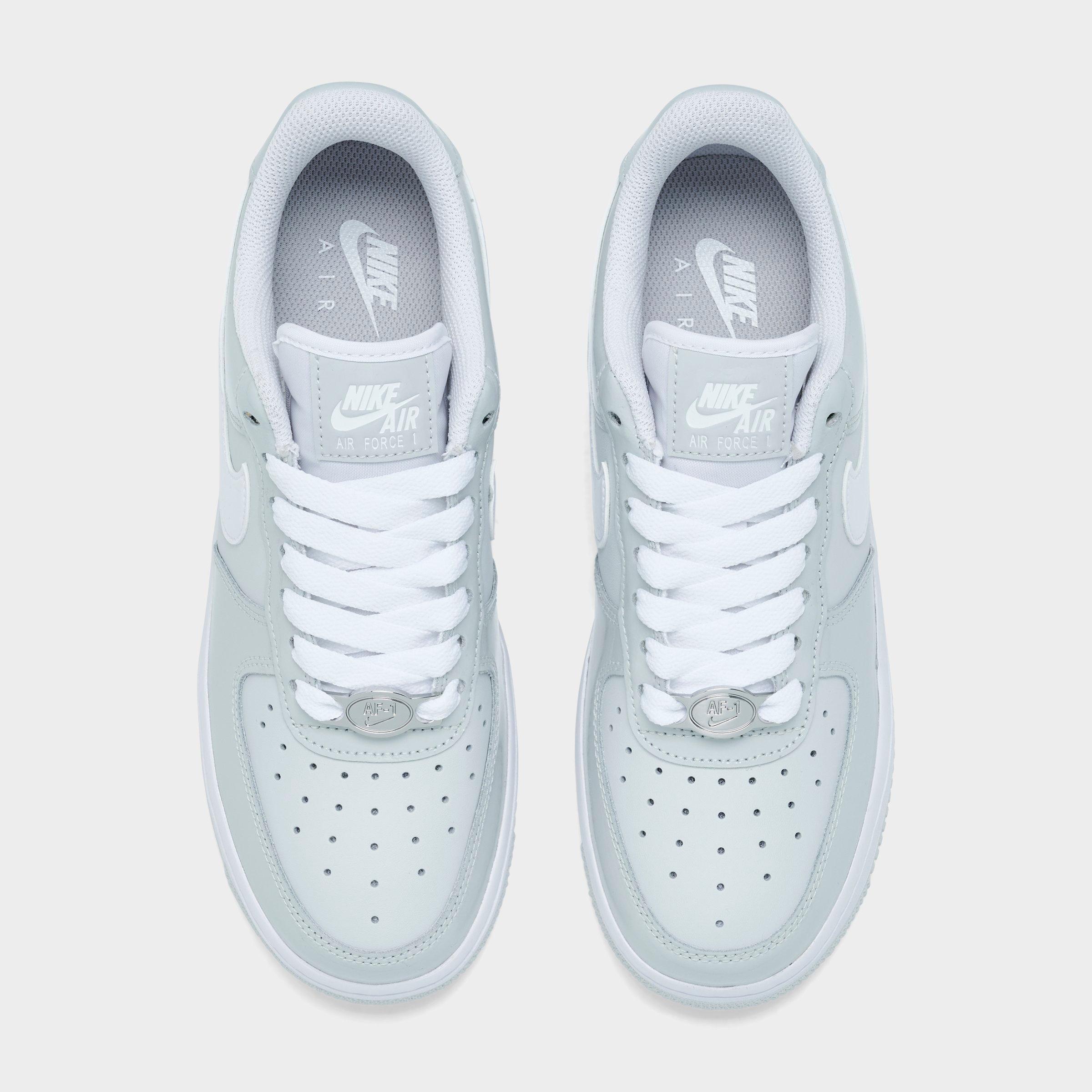 Women's Nithtke Air Force 1 '07 SE Casual Shoes - Grey Fog/White/Photon Dust - Top view