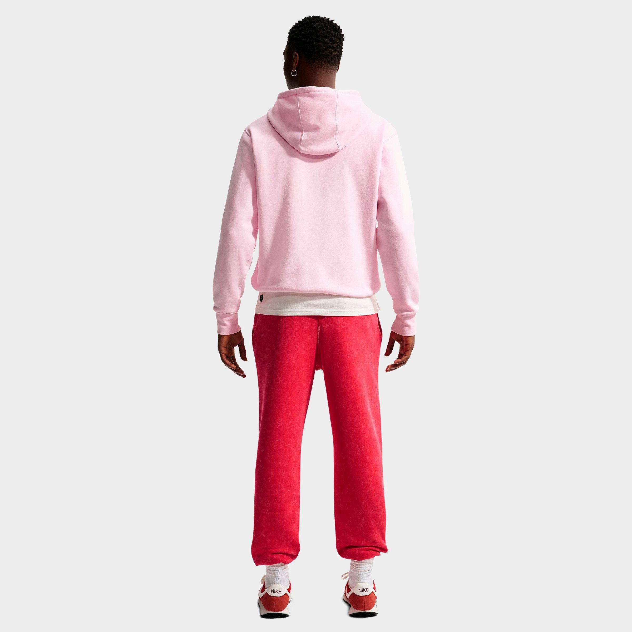 Men's Nithtke Sportswear Club Washed Cuffed Fleece Pants - University Red/University Red