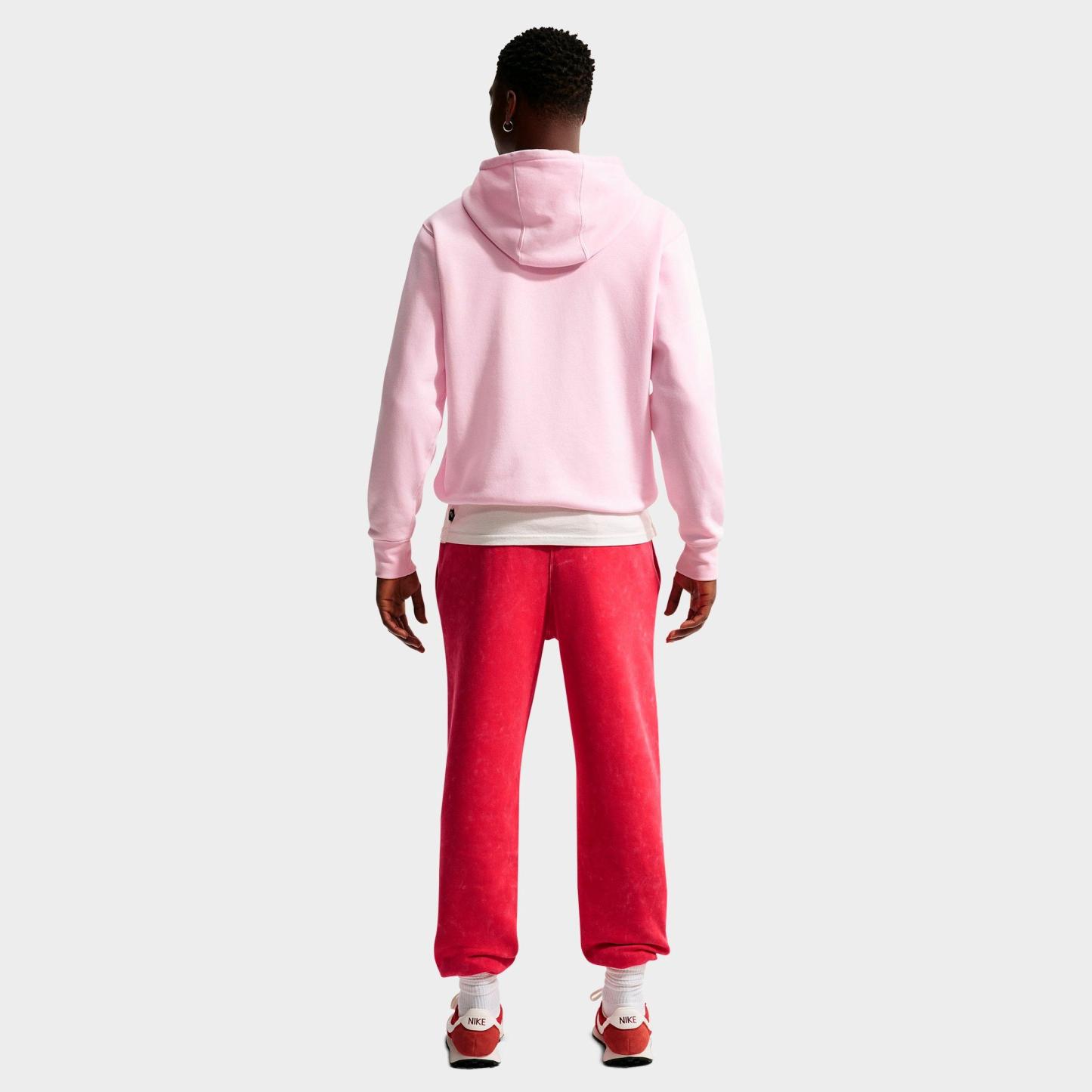 Men's Nithtke Sportswear Club Washed Cuffed Fleece Pants - University Red/University Red
