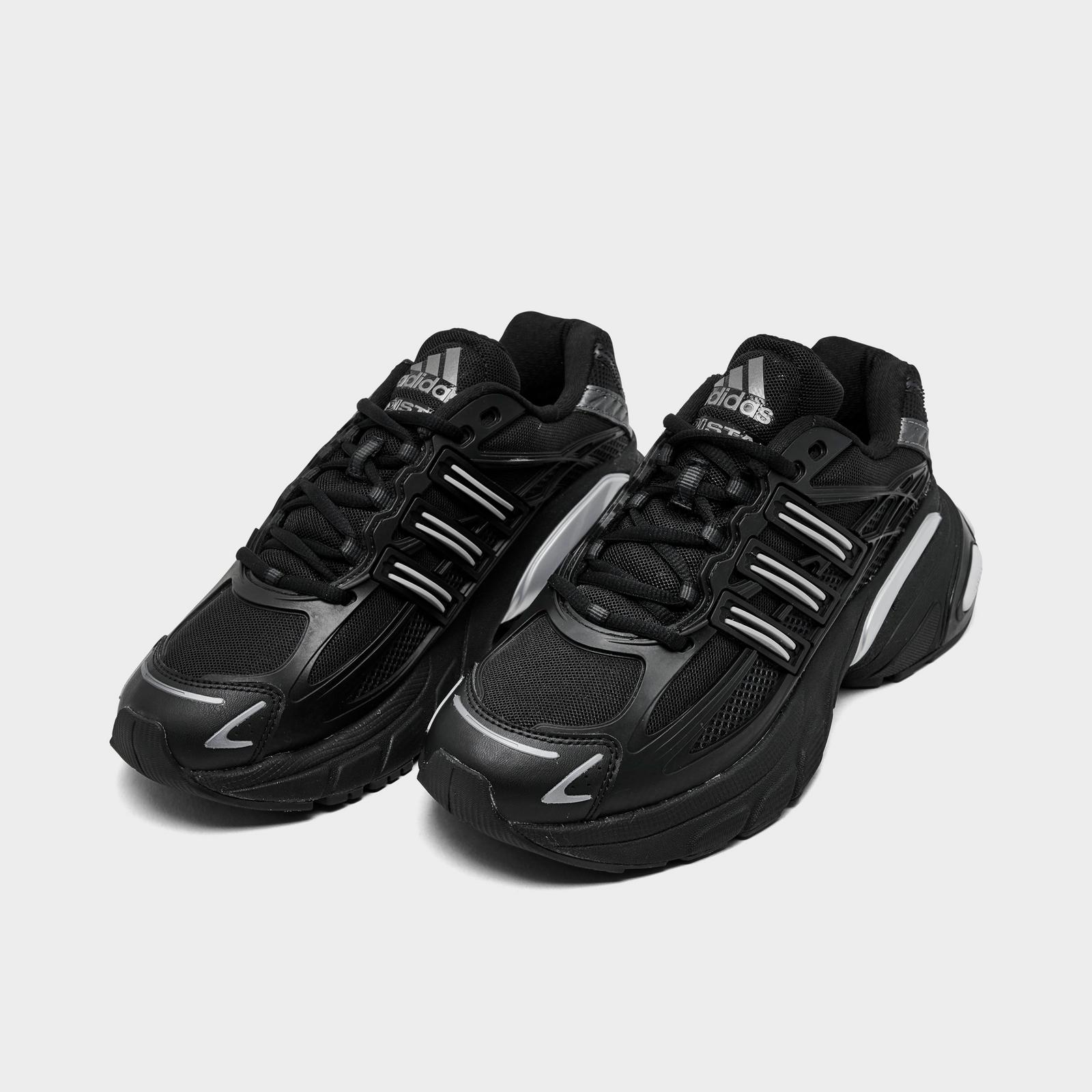 Big Kids' adidas Adistar XLG 2.0 Casual Shoes - Black/Black/Silver Metallic - view 2