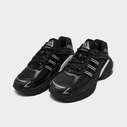 Big Kids' adidas Adistar XLG 2.0 Casual Shoes - Black/Black/Silver Metallic - view 2