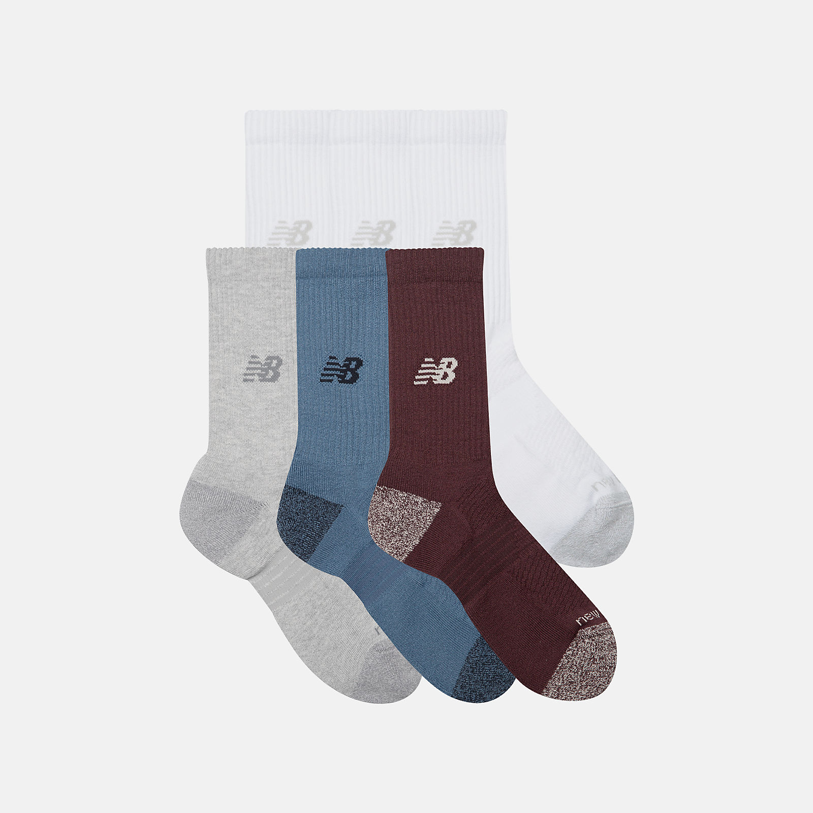 New Balance Active  Crew Socks 6 Pack, LAS65201MLT