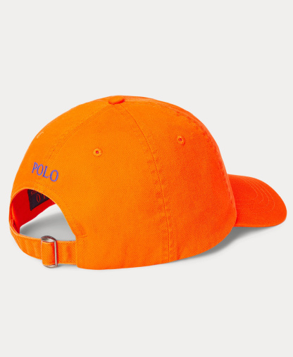 Polo Ralph Lauren Women's The Iconic Cotton Chino Ball Cap - Sailing Orange