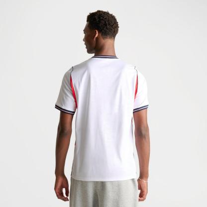 Men's Nike England 2026 Stadium Home Dri-FIT Replica Soccer Jersey - White/Speed Red/Obsidian
