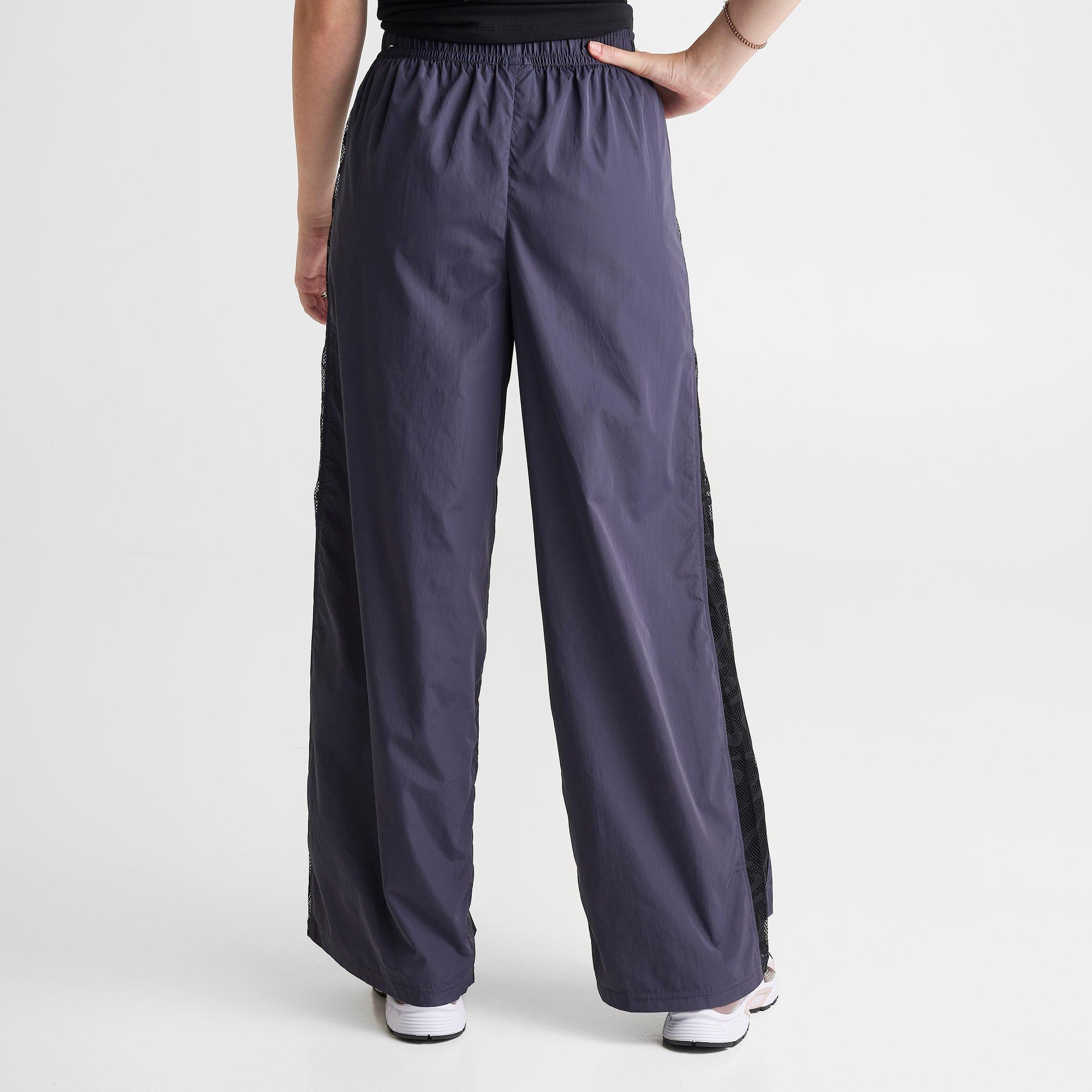 Women's Nithtke Sportswear Loose Mid-Rise Lace Track Pants - Gridiron/Black/White