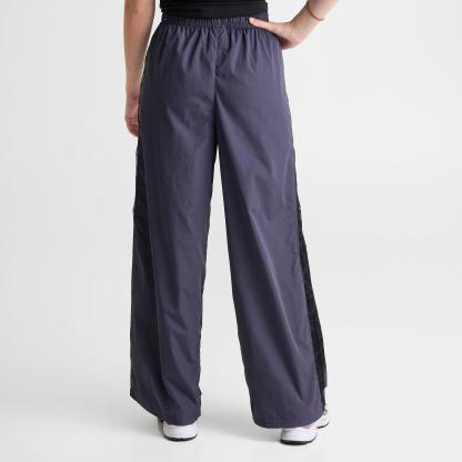 Women's Nithtke Sportswear Loose Mid-Rise Lace Track Pants - Gridiron/Black/White