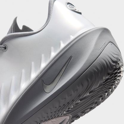 Men's Nithtke G.T. Cut 4 Basketball Shoes - White/Wolf Grey/Multi-Color/Metallic Silver - Detail shot