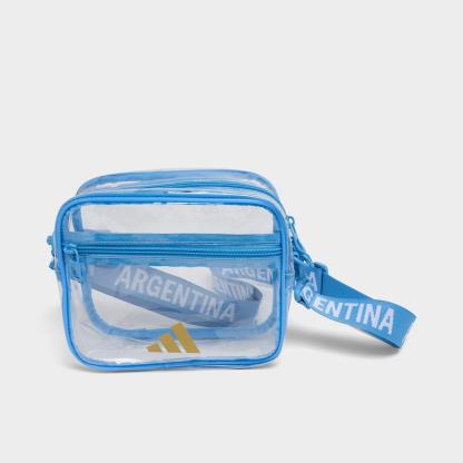 adidas Argentina Official Emblem Clear Bag - Clear/Blue - view 5