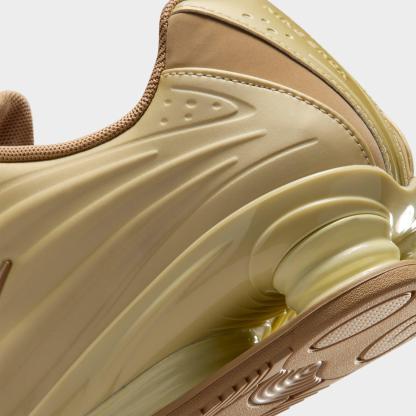 Women's Nithtke Shox Z Casual Shoes - Part 1 - Light Khaki/Metallic Gold/British Khaki - Detail shot